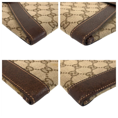 Gucci Brown Leather Clutch Bag