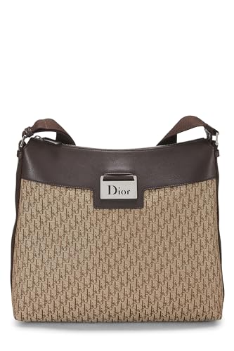 Dior, Brown Trotter Street Chic Shoulder Bag, Brown