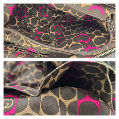 Gucci Brown Nappa Duchessa Large Boston Bag