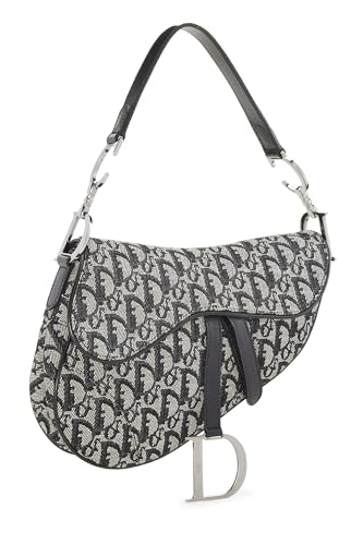 Dior, Black Trotter Canvas Double Saddle Bag, Black