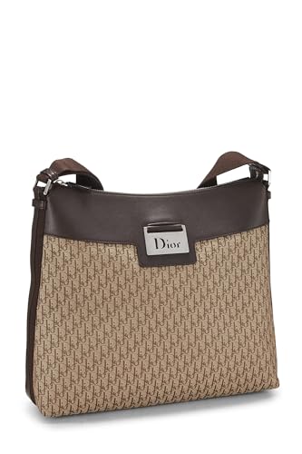 Dior, Brown Trotter Street Chic Shoulder Bag, Brown