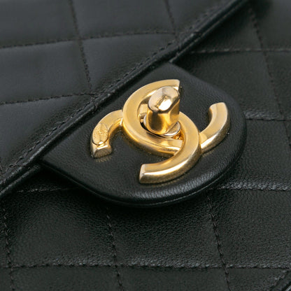 Black Chanel Small Lambskin Chic Pearls Flap Crossbody Bag