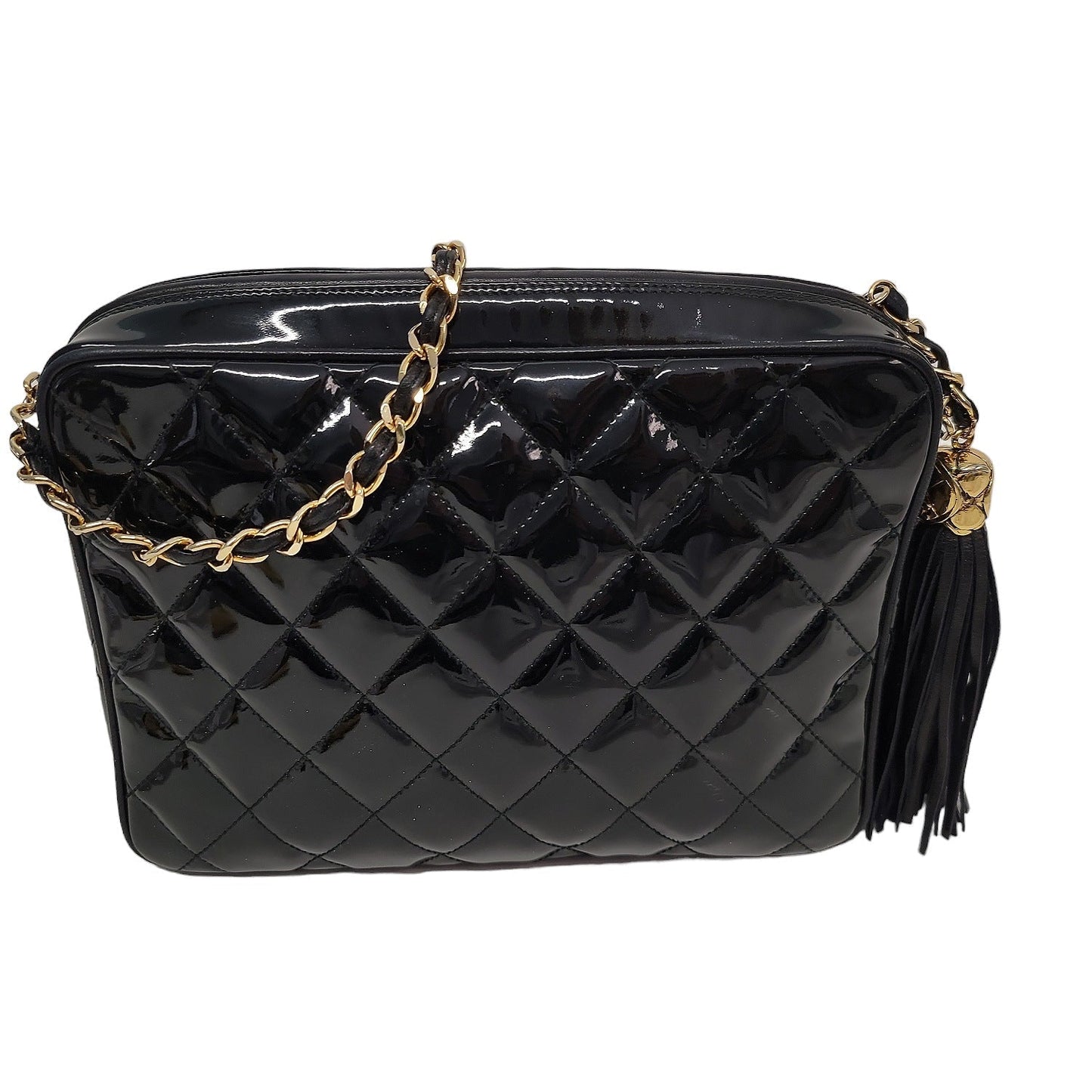 Chanel Vintage Patent Leather Crossbody Bag