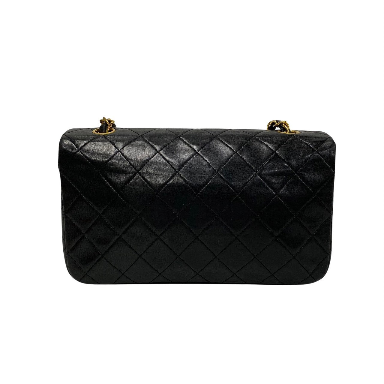 Chanel CC Quilted Leather Full Flap Bag Leather Crossbody Bag