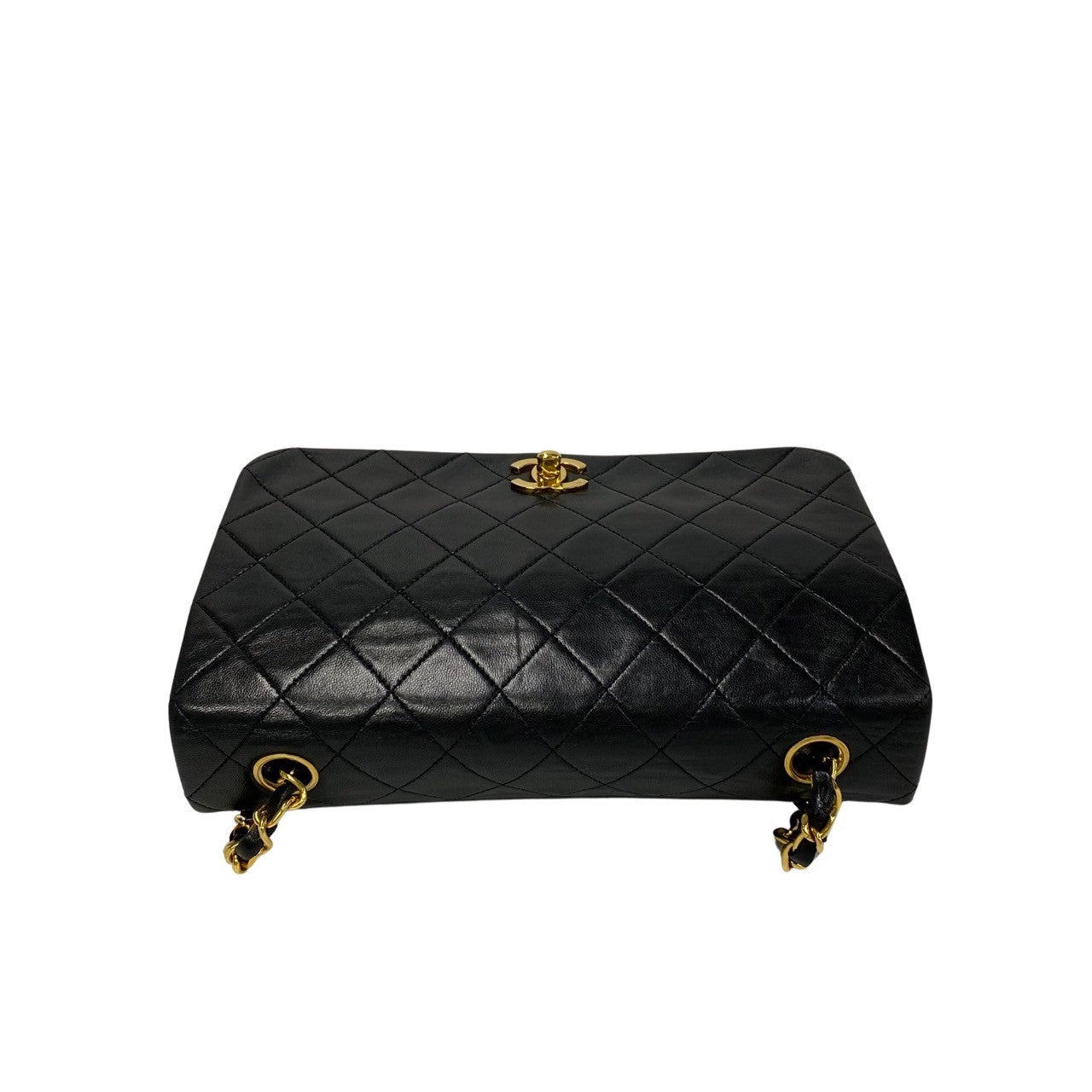 Chanel CC Quilted Leather Full Flap Bag Leather Crossbody Bag