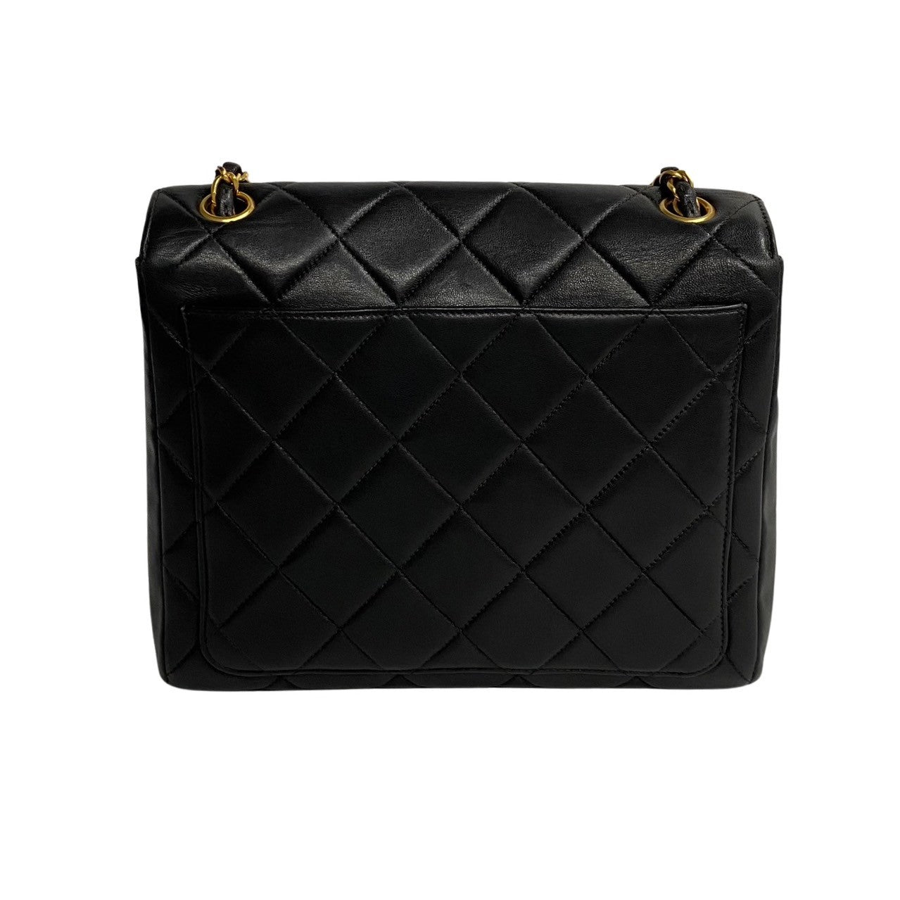 Chanel CC Quilted Leather Chain Crossbody Bag Leather Crossbody Bag
