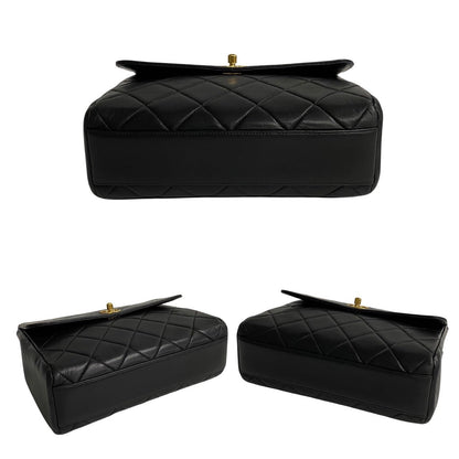 Chanel CC Quilted Leather Chain Crossbody Bag Leather Crossbody Bag