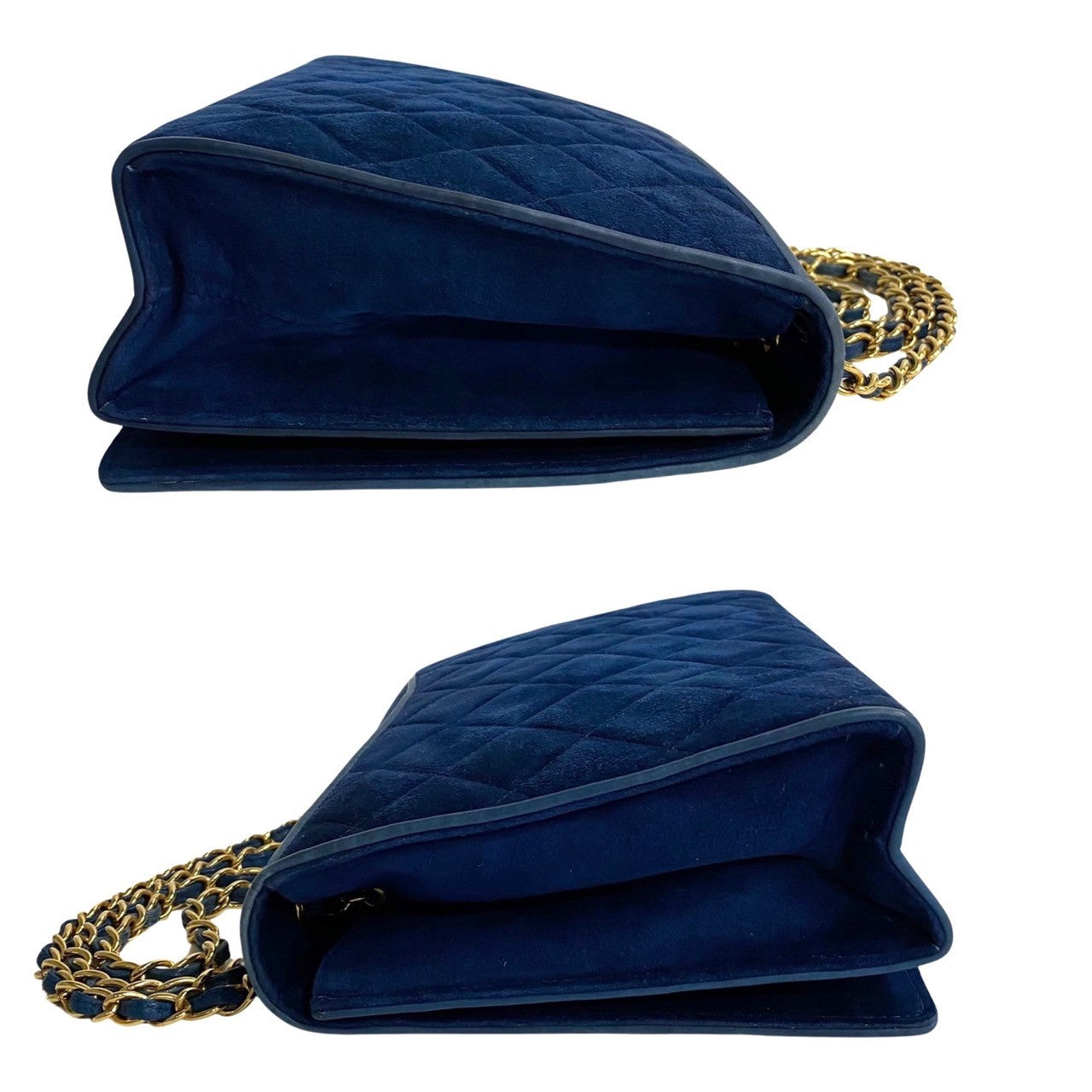 Chanel CC Suede Chain Shoulder Bag Suede Shoulder Bag 02493 in New Condition