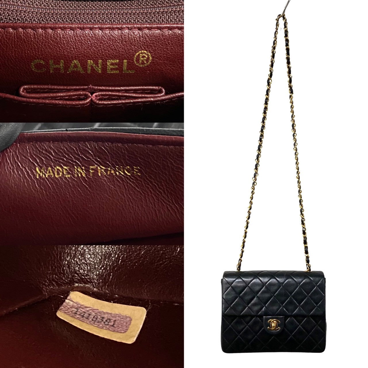 Chanel Mini Classic Single Flap Bag Leather Crossbody Bag