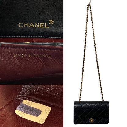 Chanel Mini CC Quilted Leather Full Flap Bag Leather Crossbody Bag