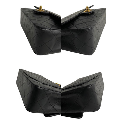 Chanel CC Matelasse Flap Top Handle Bag  Leather Handbag in New Condition