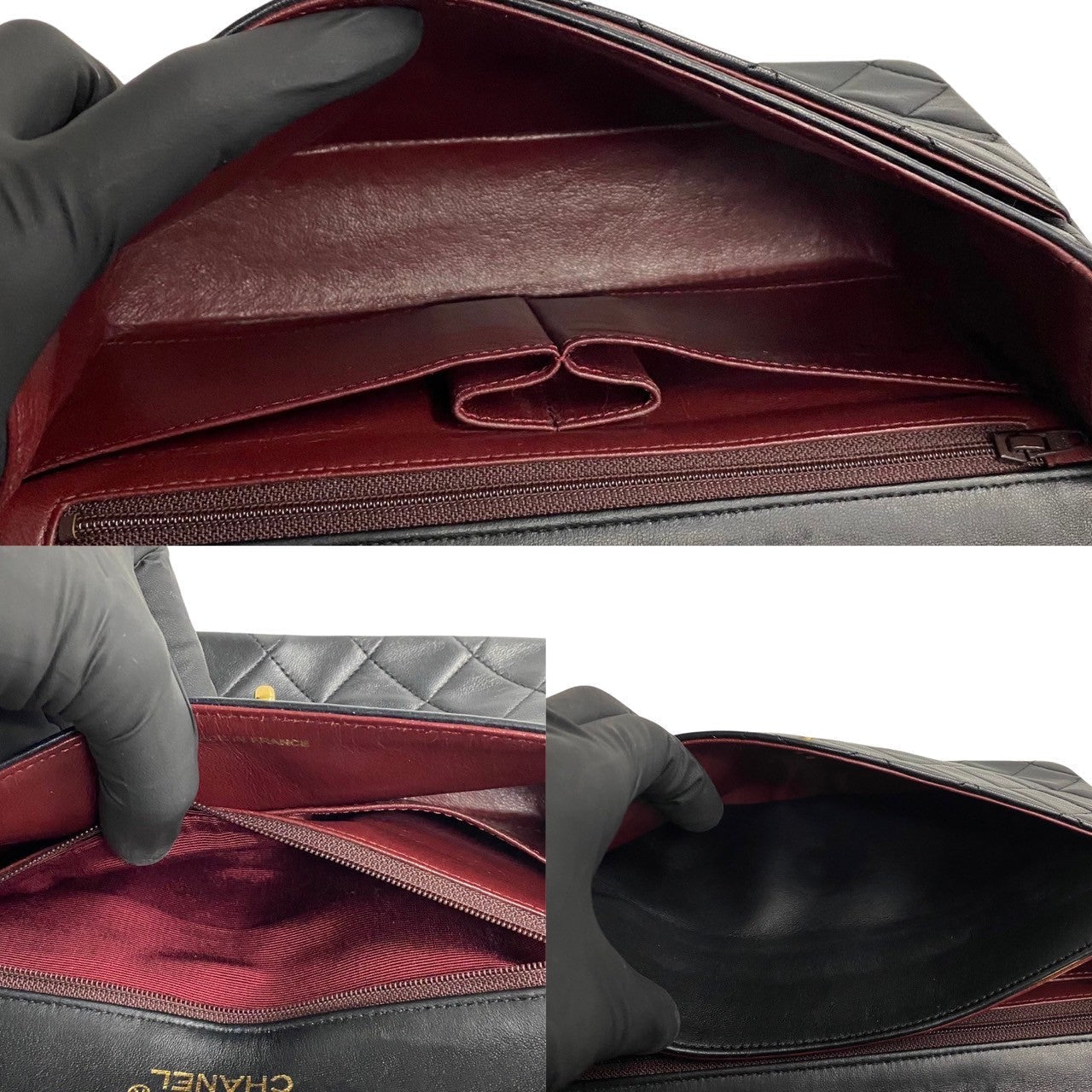 Chanel CC Matelasse Flap Top Handle Bag  Leather Handbag in New Condition