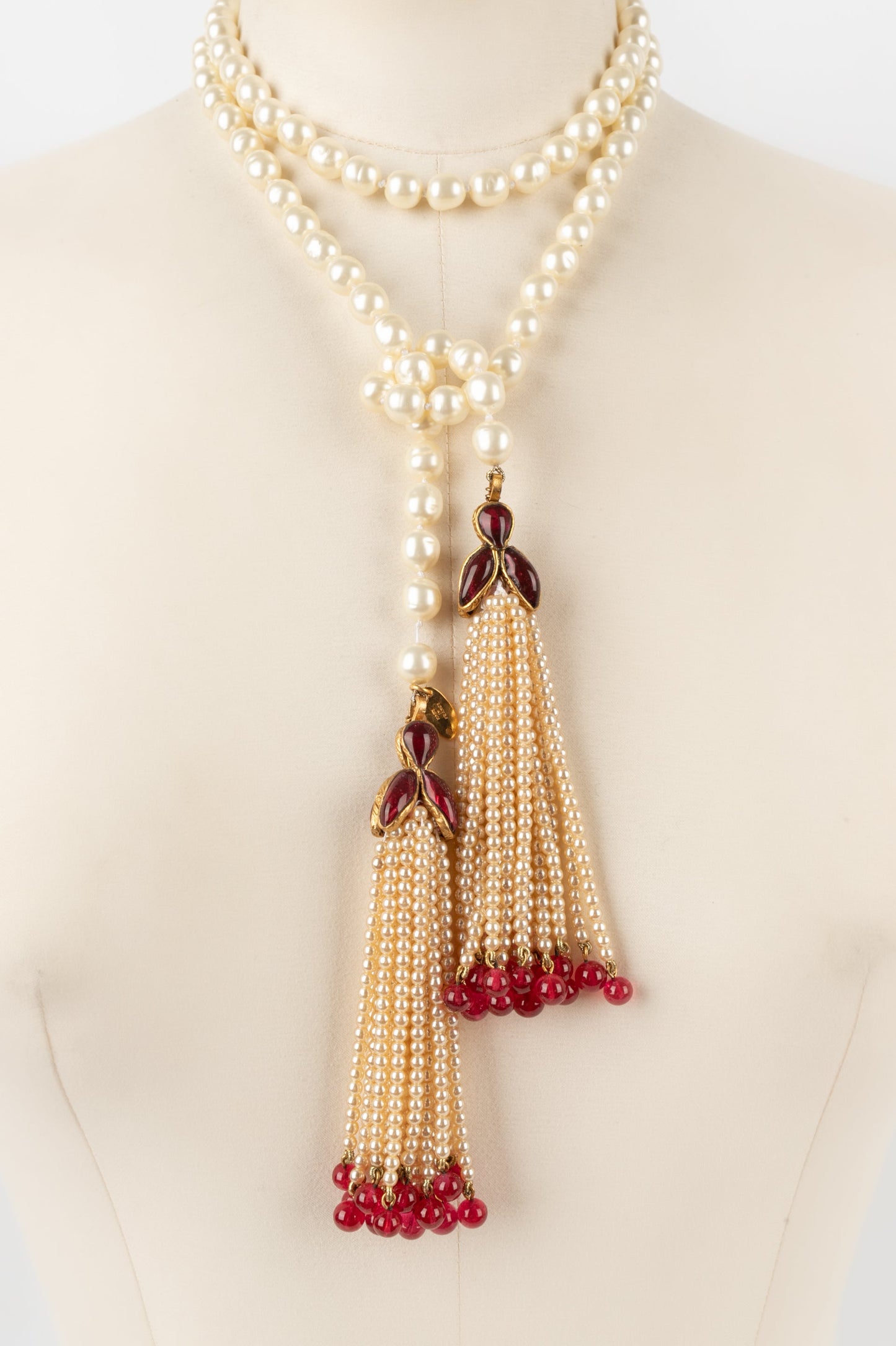 Collier cravate Chanel 1983