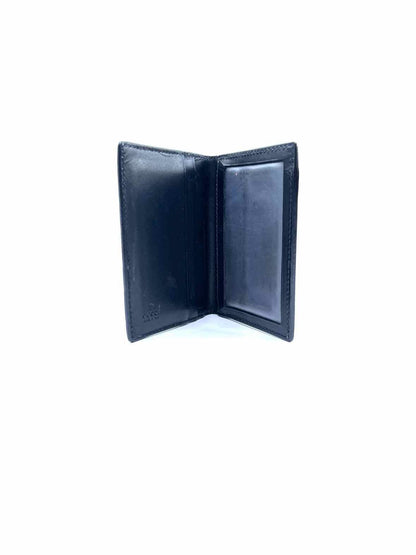 GUCCI Black Leather Monogram Card Holder