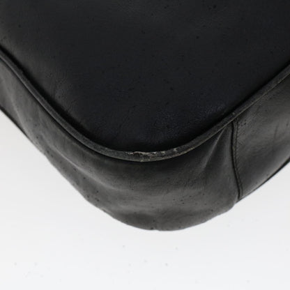 GUCCI Bamboo Shoulder Bag Leather 2way Black  46000