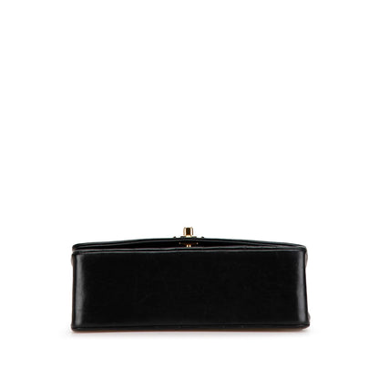 Black Chanel Small Lambskin Diana Flap Crossbody Bag