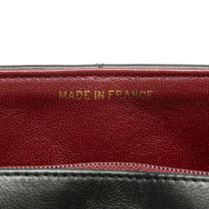 Black Chanel Small Lambskin Diana Flap Crossbody Bag