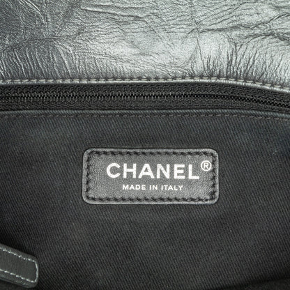 Chanel Sac Small Quilted Aged Calfskin Coco Satchel