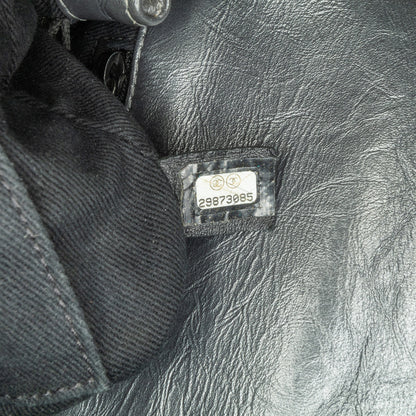Chanel Sac Small Quilted Aged Calfskin Coco Satchel