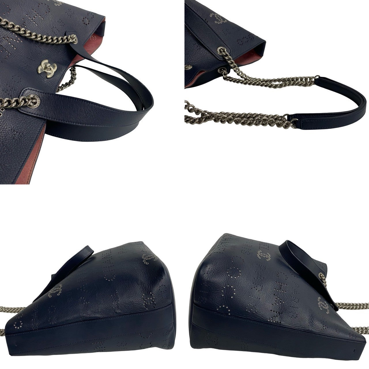 Chanel CC Logo Eyelets Bag  Leather Tote Bag in New Condition