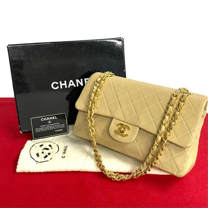 Chanel Medium Classic Double Flap Bag  Leather Handbag in New Condition