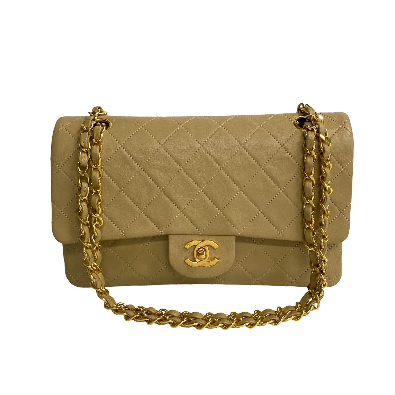 Chanel Medium Classic Double Flap Bag  Leather Handbag in New Condition
