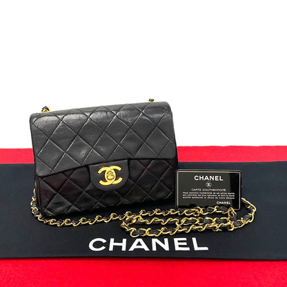 Chanel Mini Classic Single Flap Bag  Leather Crossbody Bag in New Condition