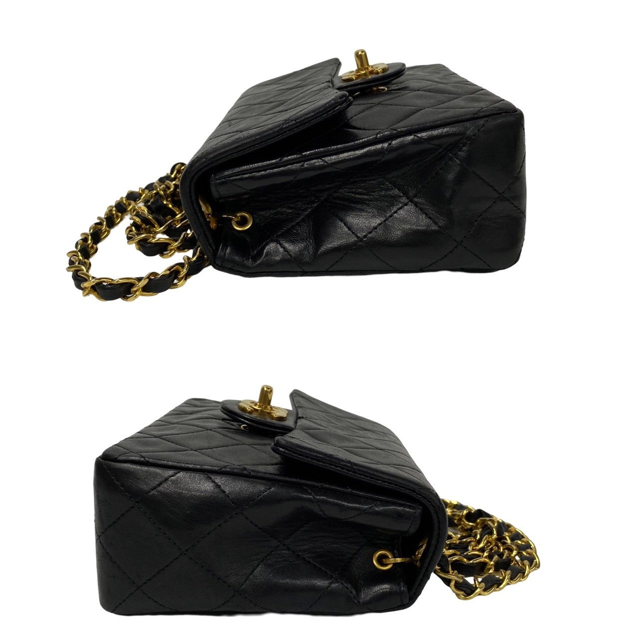 Chanel Mini Classic Single Flap Bag  Leather Crossbody Bag in New Condition