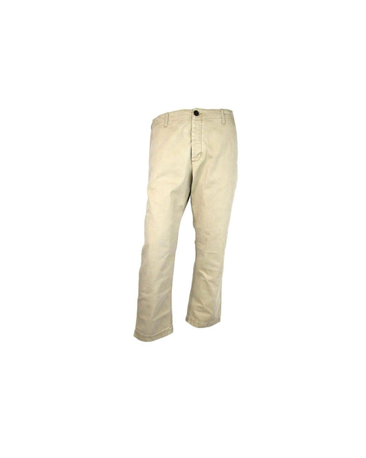 Gucci  GG Slim Fit Beige Cotton Pants