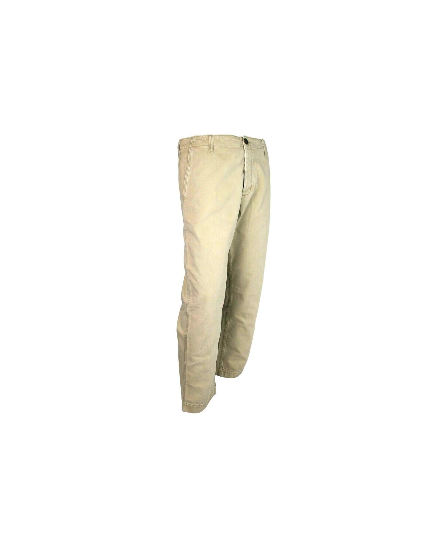Gucci  GG Slim Fit Beige Cotton Pants