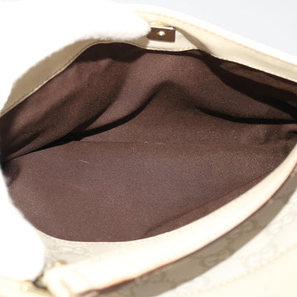 GUCCI  Shima Tote Bag Leather White  49072