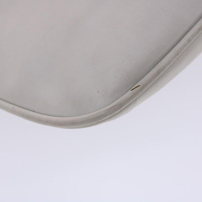 GUCCI Bamboo Shoulder Bag Leather White  49084