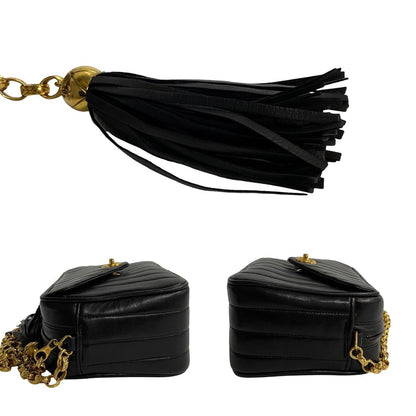 Chanel CC Vertical Quilted Flap Camera Bag  Leather Crossbody Bag