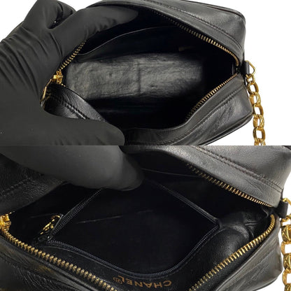Chanel CC Vertical Quilted Flap Camera Bag  Leather Crossbody Bag