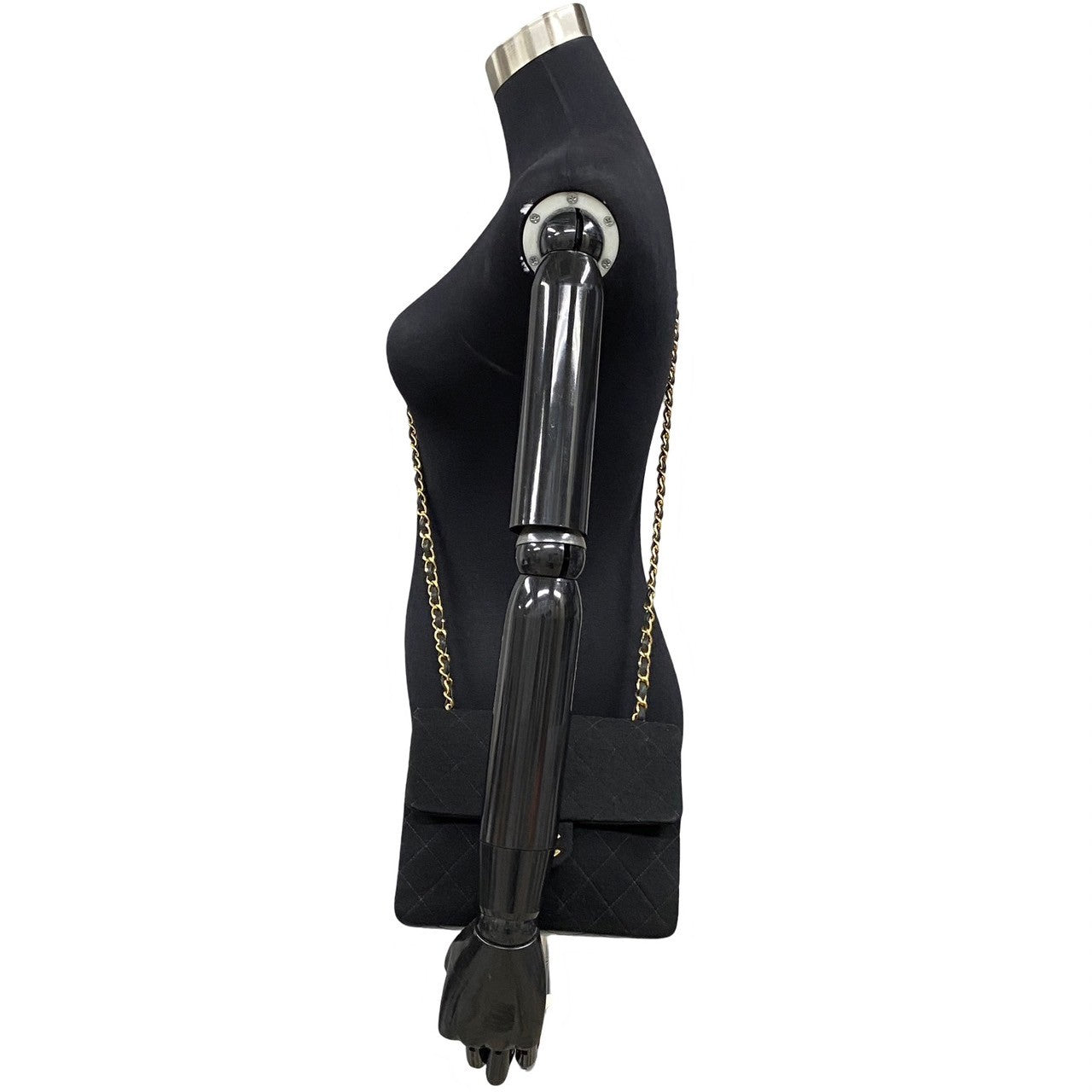 Chanel CC Satin Flap Crossbody Bag  Canvas Crossbody Bag