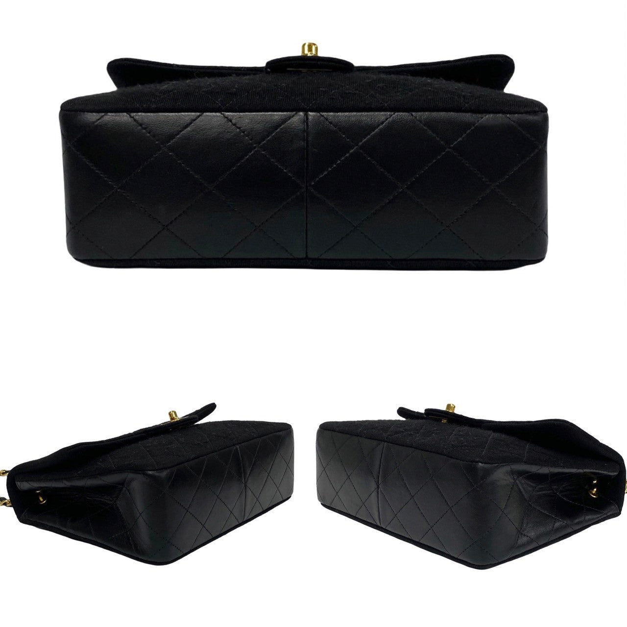 Chanel CC Satin Flap Crossbody Bag  Canvas Crossbody Bag