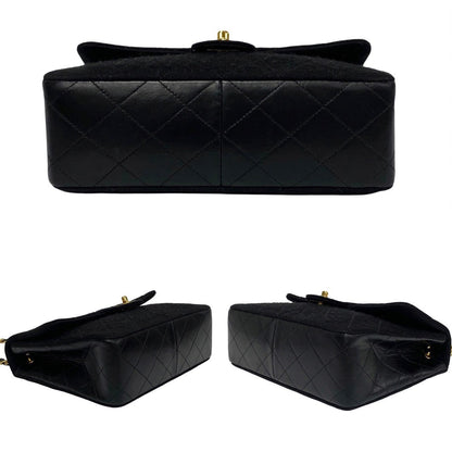 Chanel CC Satin Flap Crossbody Bag  Canvas Crossbody Bag