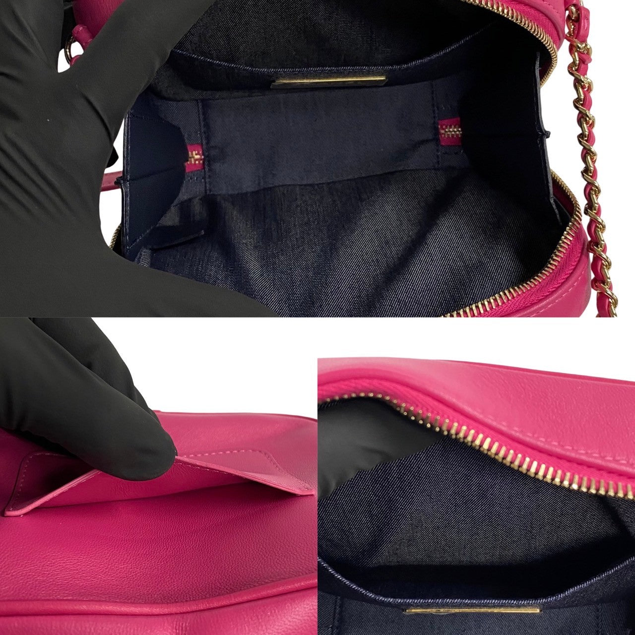 Chanel CC Mania Camera Case Leather Crossbody Bag
