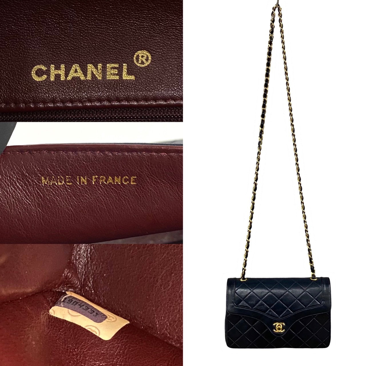 Chanel CC Matelasse Flap Bag  Leather Crossbody Bag in New Condition