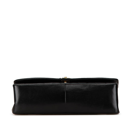 Black Chanel Medium Lambskin Diana Flap Crossbody Bag