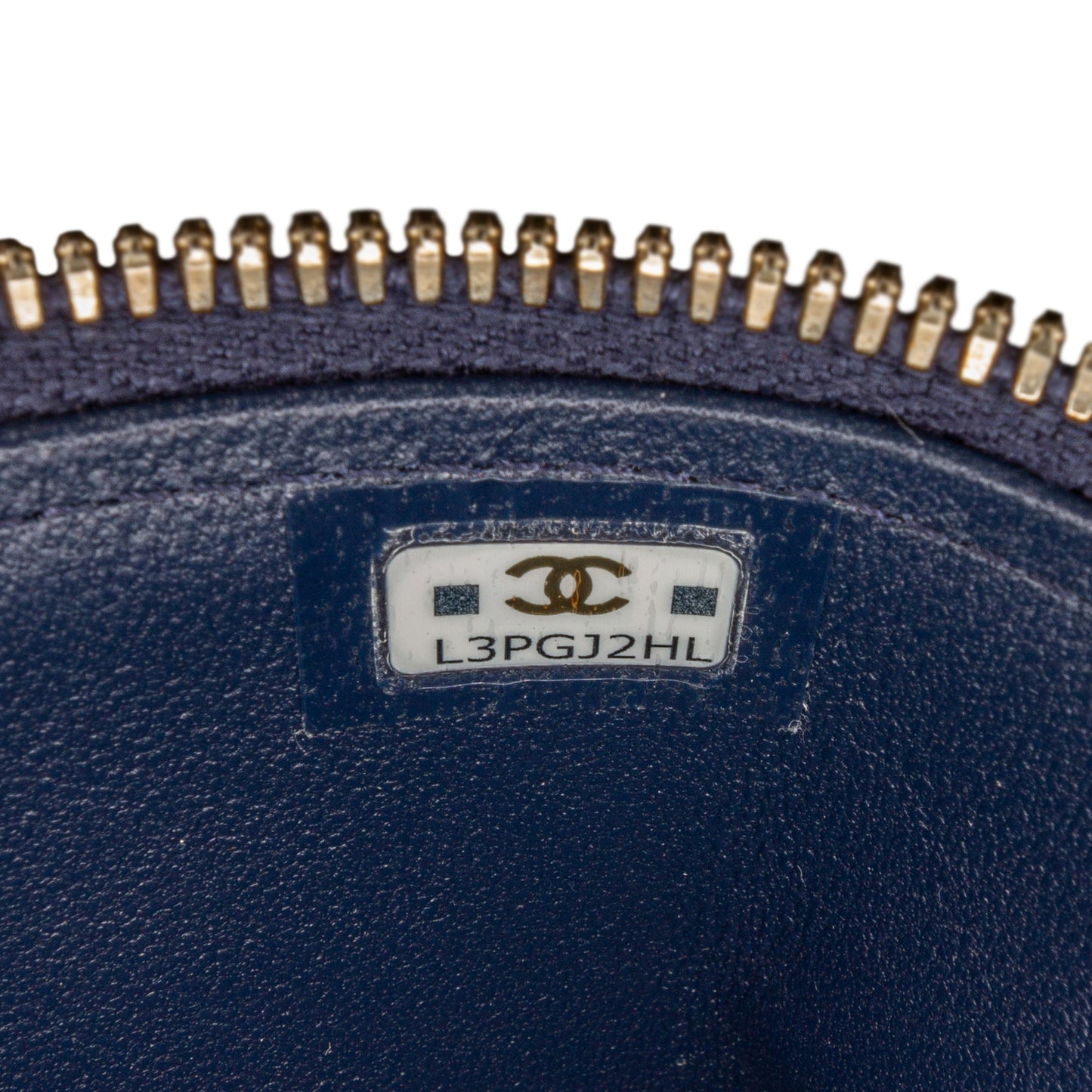 Blue Chanel Small Lambskin Top Handle Vanity Bag Satchel