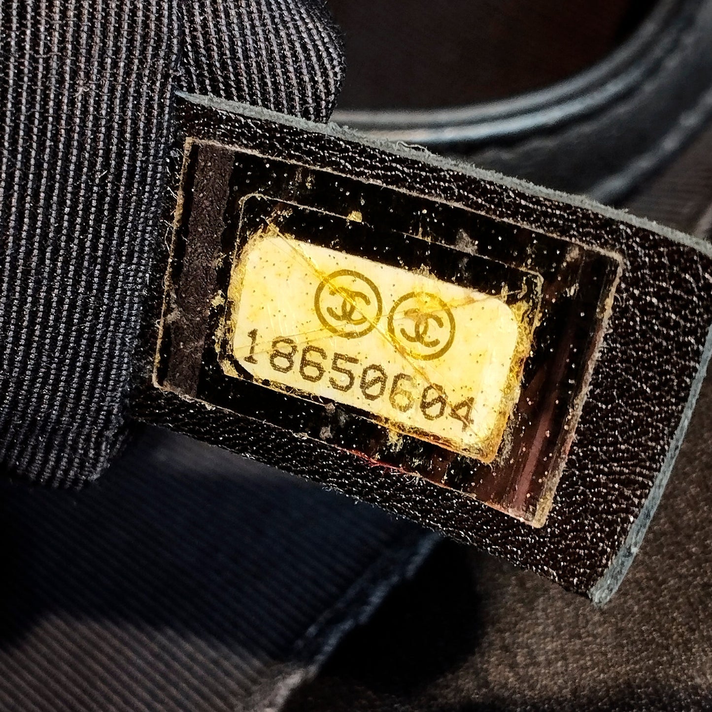 Black Chanel Patent Boy Reverso Shopping Tote