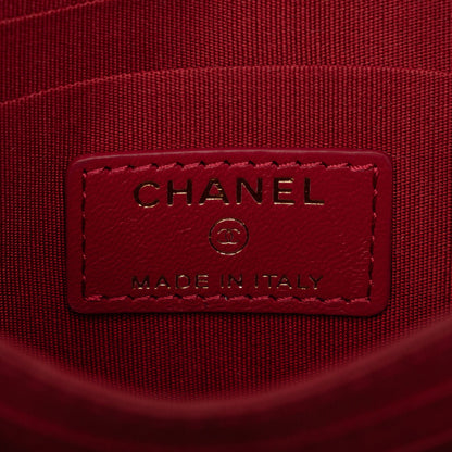 Black Chanel Lambskin Romance Wallet On Chain Crossbody Bag