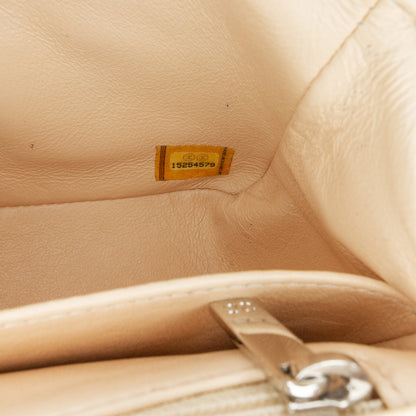 Brown Chanel Mini Square Classic Caviar Single Flap Crossbody Bag