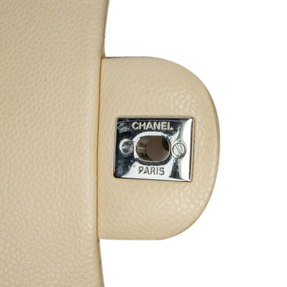 Brown Chanel Mini Square Classic Caviar Single Flap Crossbody Bag