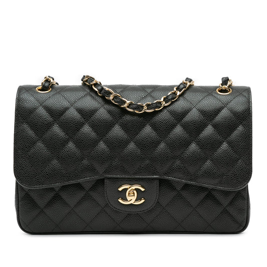 Chanel Sac Jumbo Classic Caviar Double Flap