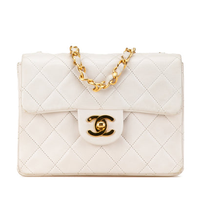 Chanel Sac Mini Square Classic Lambskin Single Flap