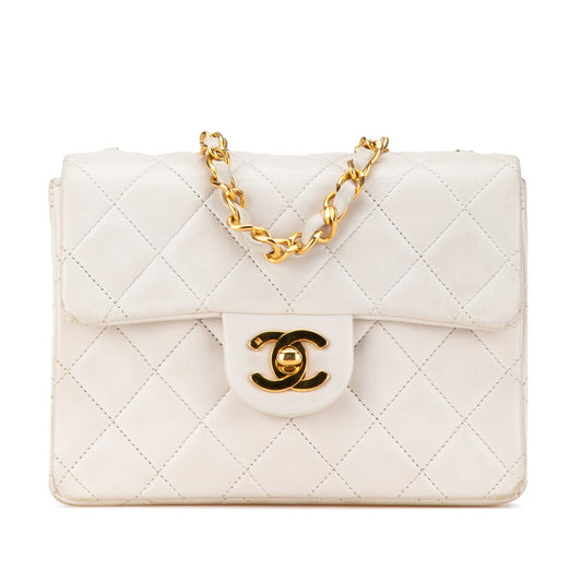 Chanel Sac Mini Square Classic Lambskin Single Flap