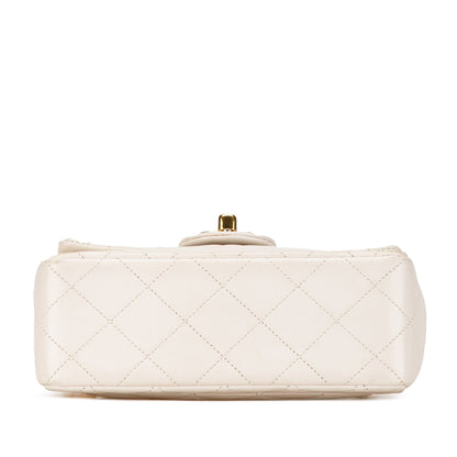 Chanel Sac Mini Square Classic Lambskin Single Flap