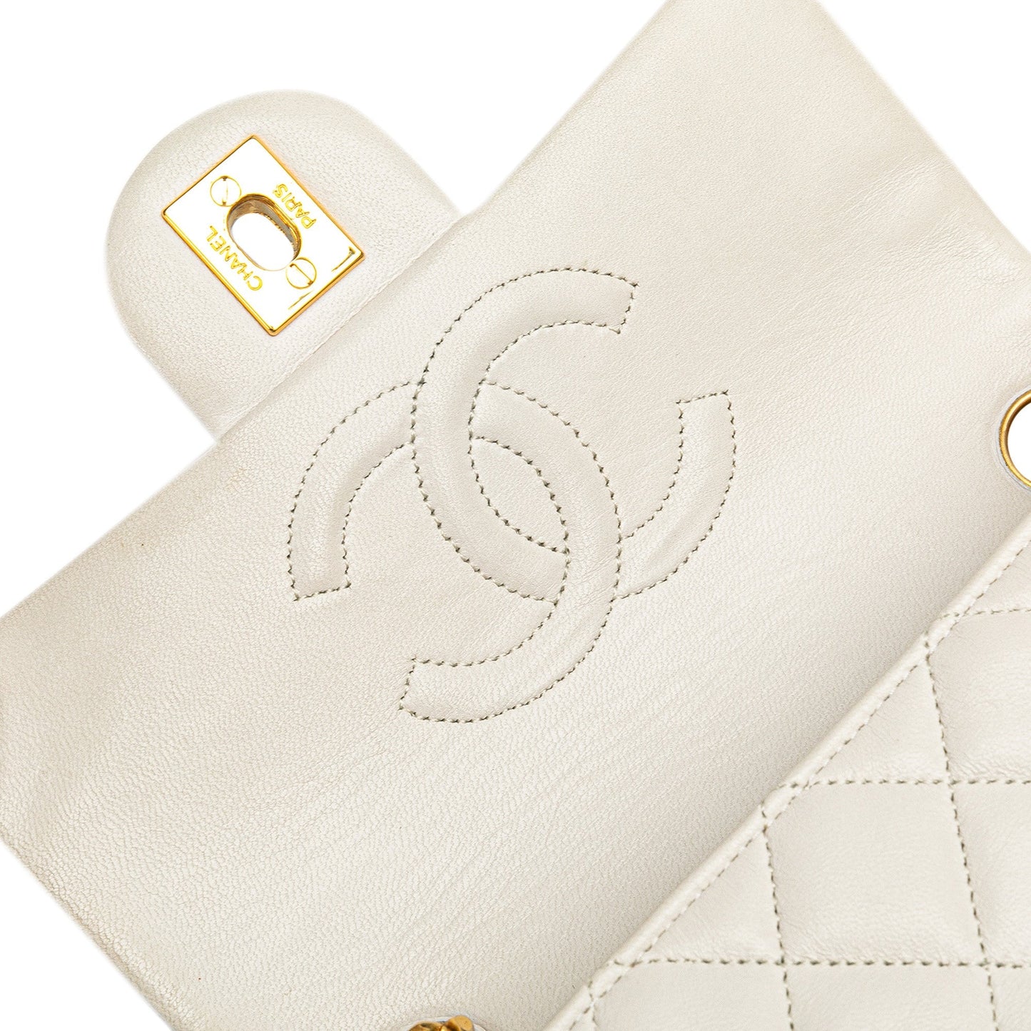 Chanel Sac Mini Square Classic Lambskin Single Flap